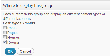 Select the container post for the group