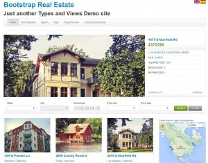 Example real estate site built with Toolset that helped Antonio start with his own